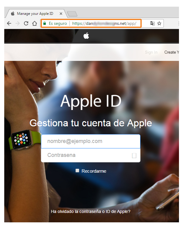Phishing apple